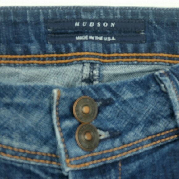 HUDSON l Distressed Skinny Jeans - Picture 7 of 8